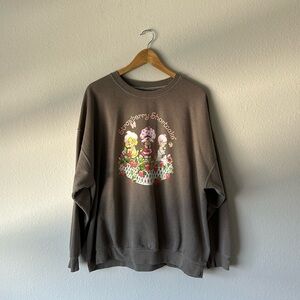 strawberry shortcake oversized sweater